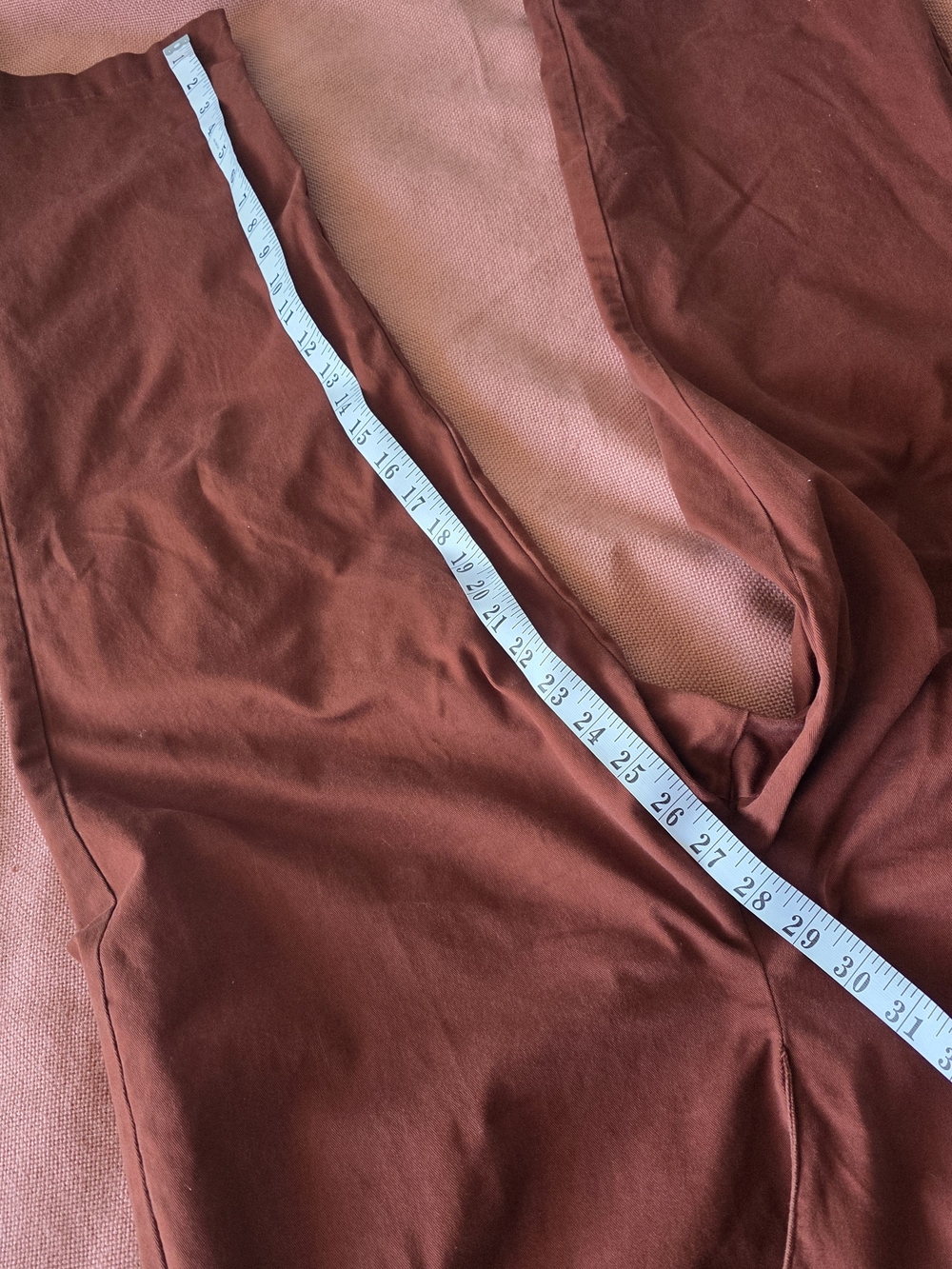 Straight Leg Pants in Rust Sz 16 - Picture 8 of 12